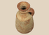 Ancient Roman terracotta juglet with loop handle and flared rim, circa 2nd–5th century CE