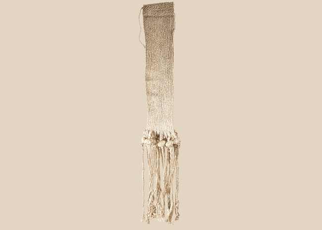 Early to mid-20th-century child’s rain sash attributed to the Hopi Pueblo tradition