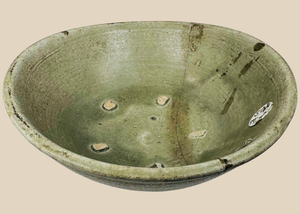 Lý–Trần Dynasty Vietnamese Celadon Bowl with Historic Collection Labels | Circa 12th – 14th Century