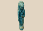 Ancient Egyptian faience Sekhmet or Bastet amulet from the Late Period, circa 664–332 BCE