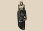 Ancient Egyptian faience Sekhmet or Bastet amulet from the Late Period, circa 664–332 BCE