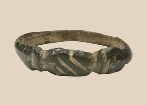 Late Roman–Early Byzantine Bronze Ring with Incised Linear Bezel | Circa 4th–6th Century CE