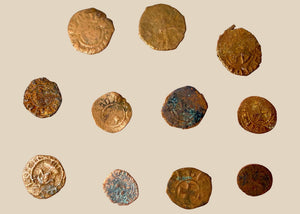 Set of 11 Medieval Crusader Bronze Coins | Levant | Circa 11th–13th Century CE