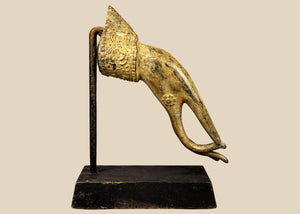 Thai Gilt Bronze Buddha Hand Sculpture | Vitarka Mudra | Rattanakosin Period | Circa 19th Century
