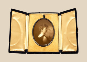 Late Victorian–Edwardian Oval Sepia Portrait Photograph of a Woman | Sears Family Collection | Circa 1895–1915 CE