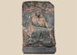 Antique Baroque carved wood relief of the Virgin Mary and Christ Child crowned by angels, circa 1650–1750