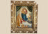 Early 20th-century German reproduction of Raphael’s Sistine Madonna in an ornate pierced giltwood Rococo Revival frame
