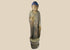 Antique Japanese carved wood Amida Nyorai Buddha, Late Edo to Early Meiji Period