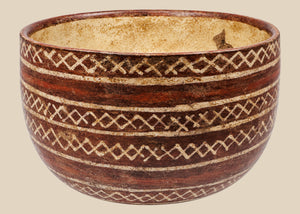 Pre-Columbian West Mexican Painted Ceramic Bowl | Geometric Bichrome Vessel | Circa 1st Millennium CE