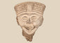 Pre-Columbian Veracruz Sonriente terracotta head with broad smiling expression, circa 600–900 CE
