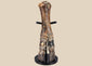Prehistoric Doggerland bison foot with preserved lower limb and paired terminal digits, approximately 10,000 years old