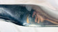 Rare vintage Flottorp airplane propeller black lacquer aluminum edge