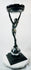 Nude female figure smoking stand by Frankart Inc. New York, 1925–1935