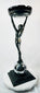 Nude female figure smoking stand by Frankart Inc. New York, 1925–1935