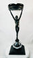 Rare Art Deco Frankart smoking stand with iconic Jazz Age design