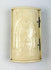 Antique Napoleonic Wars snuff box hand-carved bone with Masonic symbols