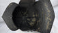 Historic German or Dutch martial helmet with forged fluted skull, nasal guard, and four-lame neck protection.