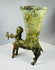 Decorative bronze vessel inspired by ancient Greek rhyton forms