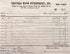 Vintage 1995 sales invoice for Old Sat Santo hand-carved wood religious sculpture