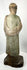 Hand-carved religious santo with worn paint and historic surface wear