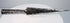 Ancient European iron spearhead with scalloped-edge blade and socketed base, circa 1st millennium CE