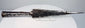 Ancient European iron spearhead with scalloped-edge blade and socketed base, circa 1st millennium CE