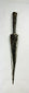 European iron weapon with natural patina and centuries-old surface texture