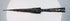 Antique forged iron spearhead showing leaf-shaped blade, socket construction and historic brazed repair