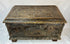 Antique Northern Italian Renaissance valuables chest with sculpted narrative scenes and classical motifs