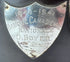 Close-up of engraved championship plaque honoring the 1940–1941 league champions