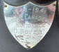 Close-up of engraved championship plaque honoring the 1940–1941 league champions