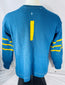 Reverse view of blue Couvrette & Sauriol hockey sweater displaying number 1
