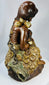 Historic Chinese terracotta sculpture of Jigong the wandering Buddhist monk.