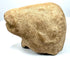 Ancient Mediterranean ram-head rhyton spout attribution, featuring a hollow sculptural form, elongated muzzle, and modern acrylic presentation mount.
