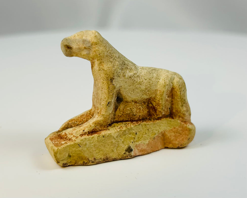 Ancient Egyptian sacred lioness sculpture representing the protective goddess Sekhmet.