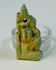 Late Period Egyptian faience amulet of the protective household deity Bes.