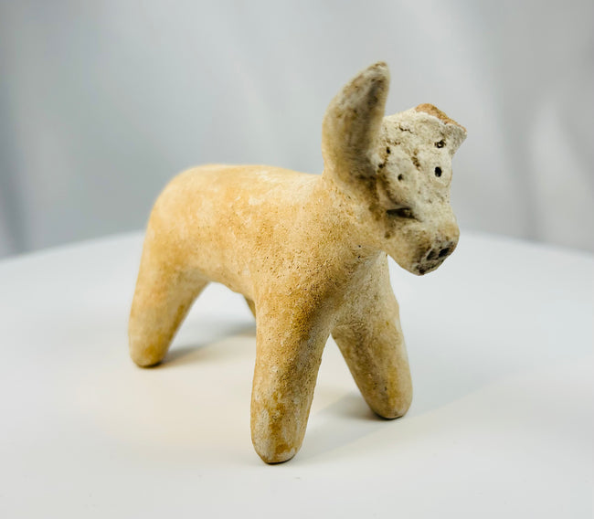 Iron Age terracotta animal figure from northern Iran Amlash archaeological style.