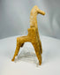 Early Greek terracotta horse sculpture fragment dedicated as a votive offering