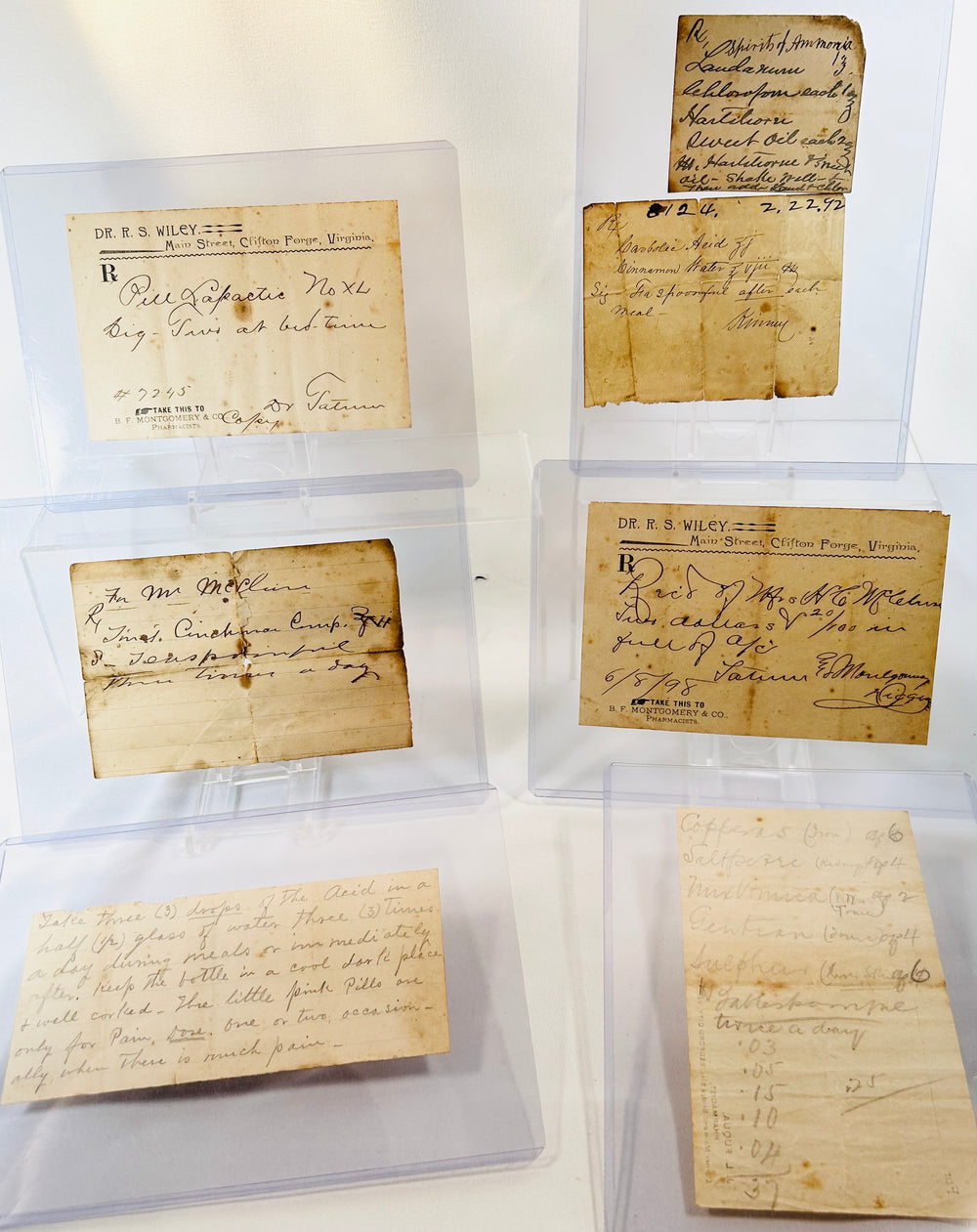 Victorian medical apothecary box containing labeled pharmaceutical containers