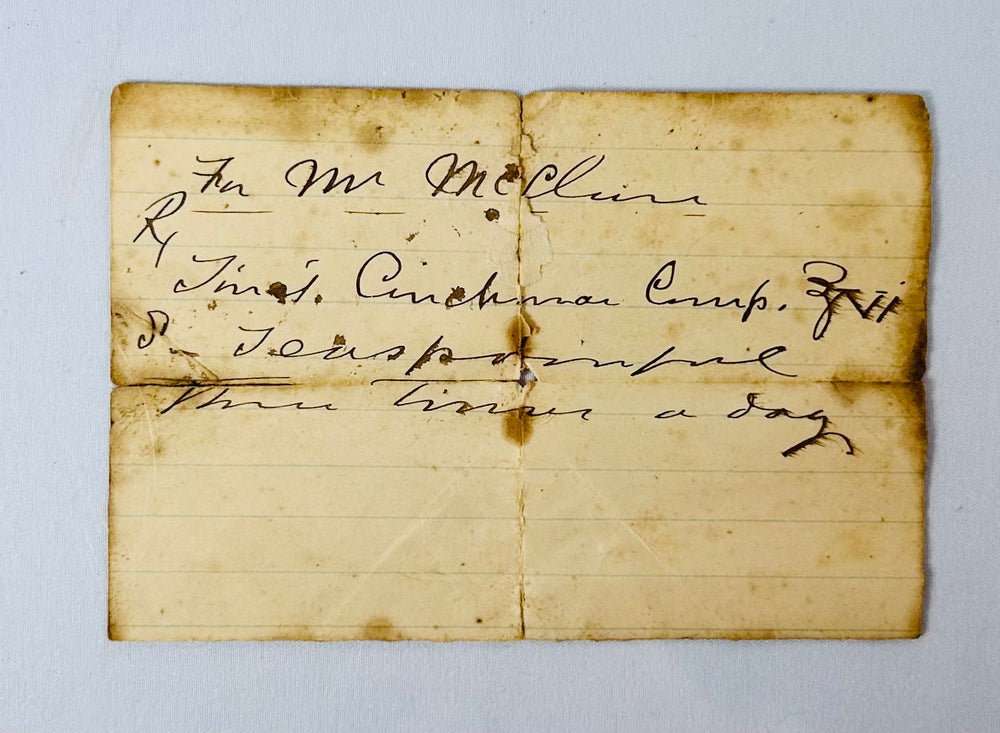 antique apothecary storage box with Victorian medicine bottles and labels