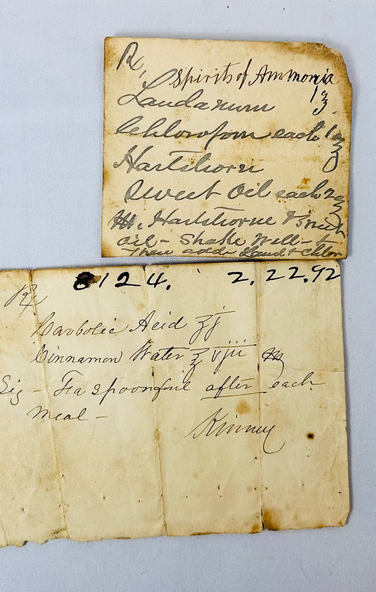 1800s physician medicine chest with original pharmacy bottles