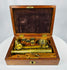 19th century portable brass microscope used by Victorian scientists