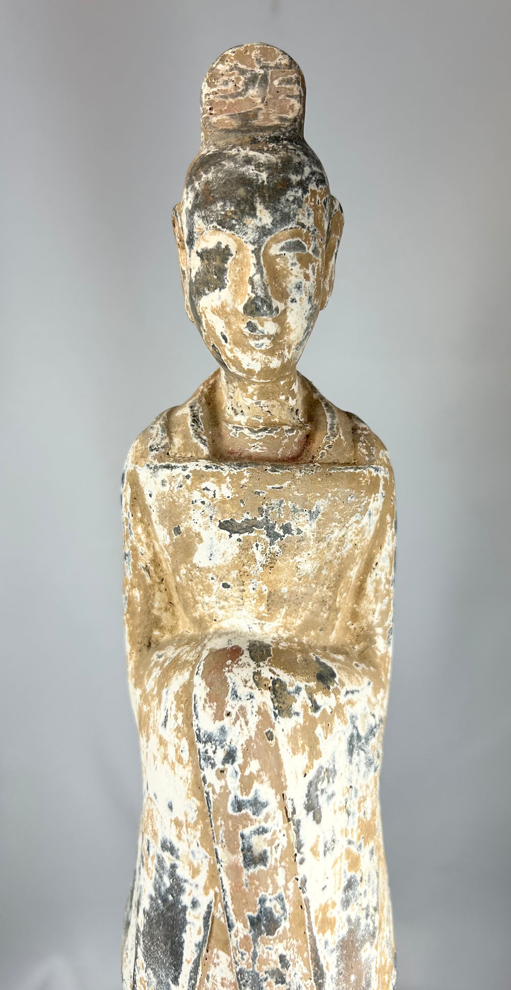 Chinese tomb figure representing court official from Northern Wei dynasty