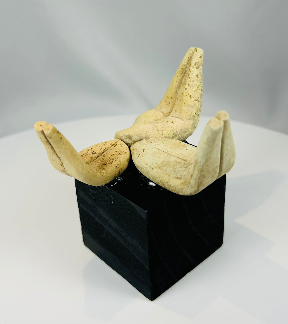 Ancient terracotta pottery fragments from a Pre-Columbian Mesoamerican culture