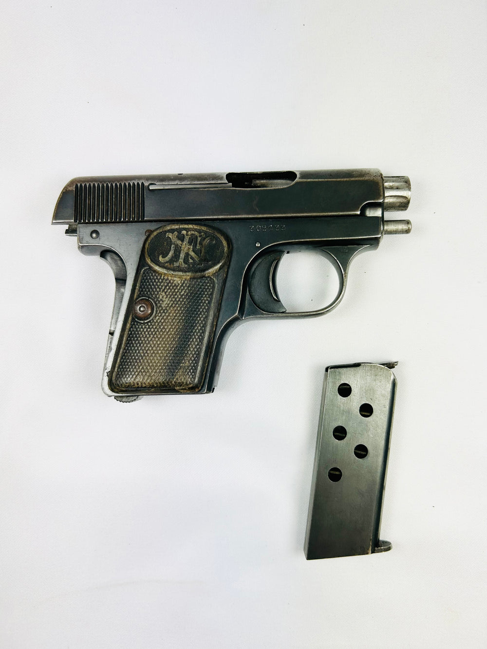 Belgian Browning FN Model 1906 deactivated semi-automatic pocket pistol, early 20th century collectible