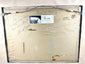 Original reverse inscriptions and artist identification labels on Alfred Gabali’s Ships That Pass in the Night, documenting its title, dedication, and circa 1958 date.
