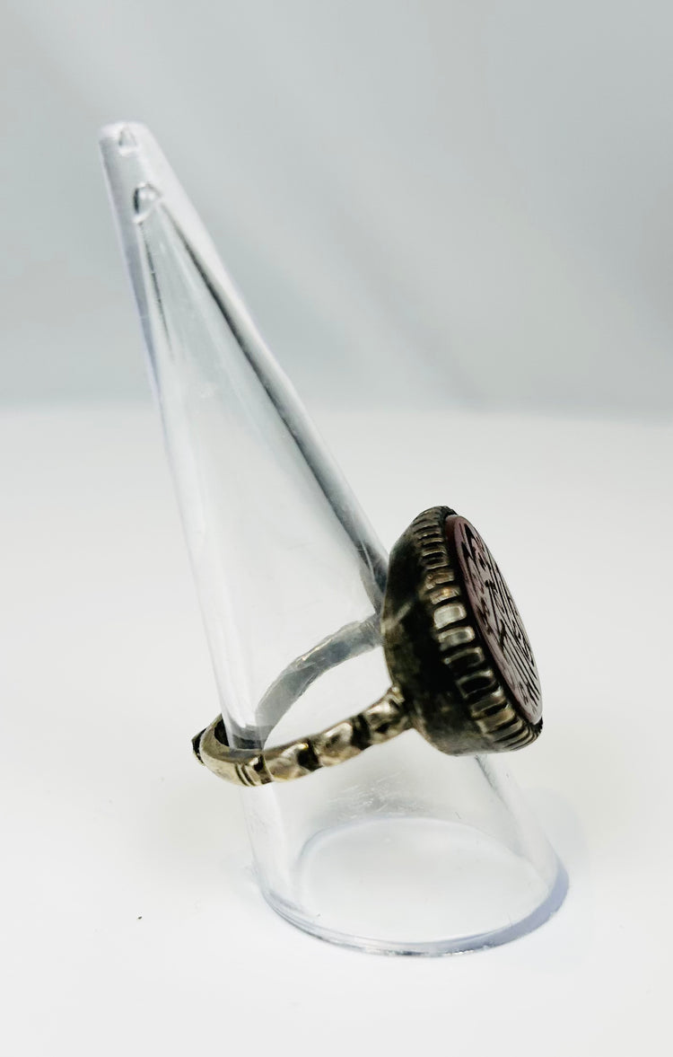 Antique Middle Eastern Carnelian Seal Ring | 19th Century Intaglio