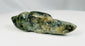 Hand-carved greenstone effigy amulet from Pre-Columbian Mesoamerica