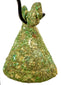 Parthian bronze pendant bell with a conical body, flaring base, and distinctive equine protomes, reflecting ancient Iranian metalworking traditions.