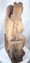 Antique European Gothic Revival devotional sculpture carved from a substantial single block of wood